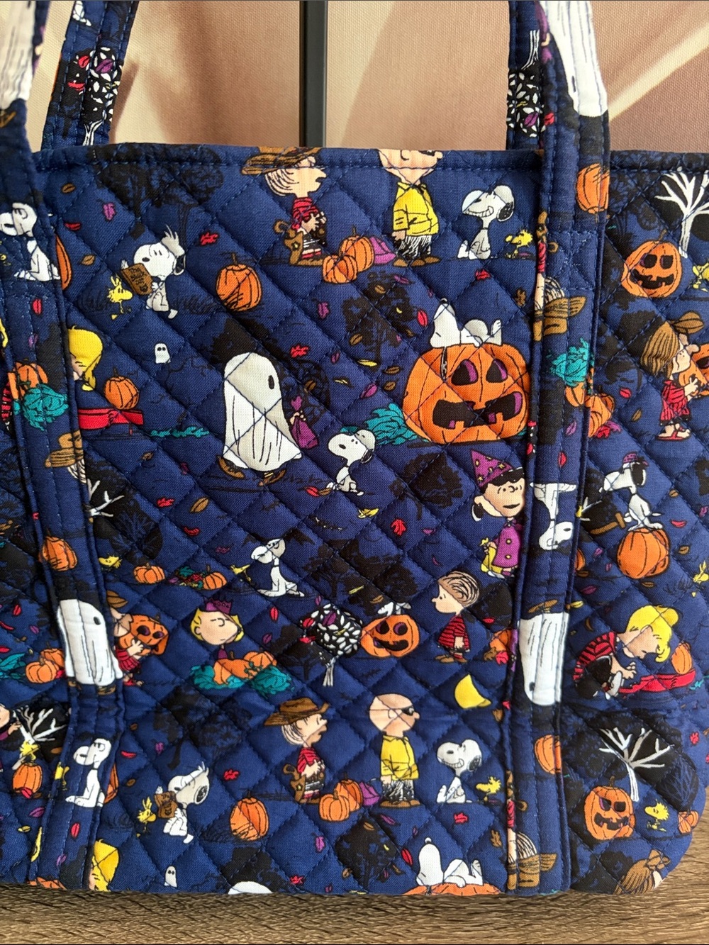 VB Iconic Small Vera Tote - Peanuts Halloween 🎃 👻 Limited Edition  NWT - Picture 3 of 7